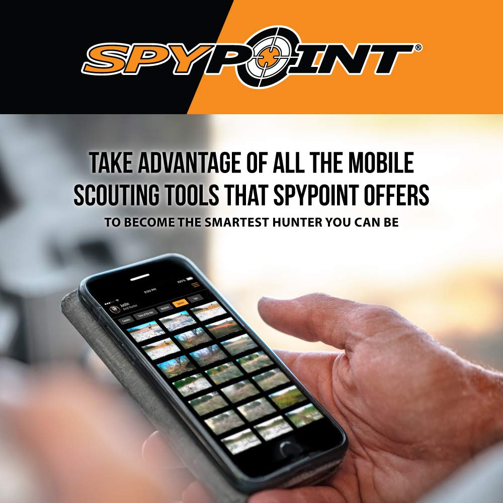 SPYPOINT LINK-MICRO-LTE TWIN PACK of Cellular Trail Cameras 10MP with Low-Glow LEDs for Quality Nighttime Photos, 80’ flash and detection range, 4G/LTE photo transmission (LINK-MICRO-LTE-V-TWIN) (7576928485614)